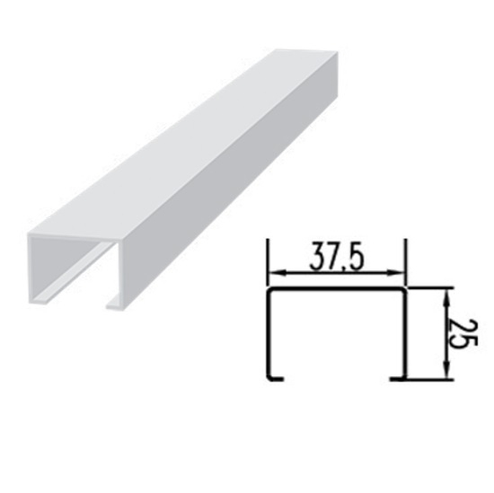 Кубообразный реечный потолок A25S суперхром А741 кубическая рейка цена