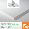 Потолочна панель TOPIQ Efficient Pro белый NRC=1,00 Звукоиз. 25dB 600х600х20 мм VT-S-15