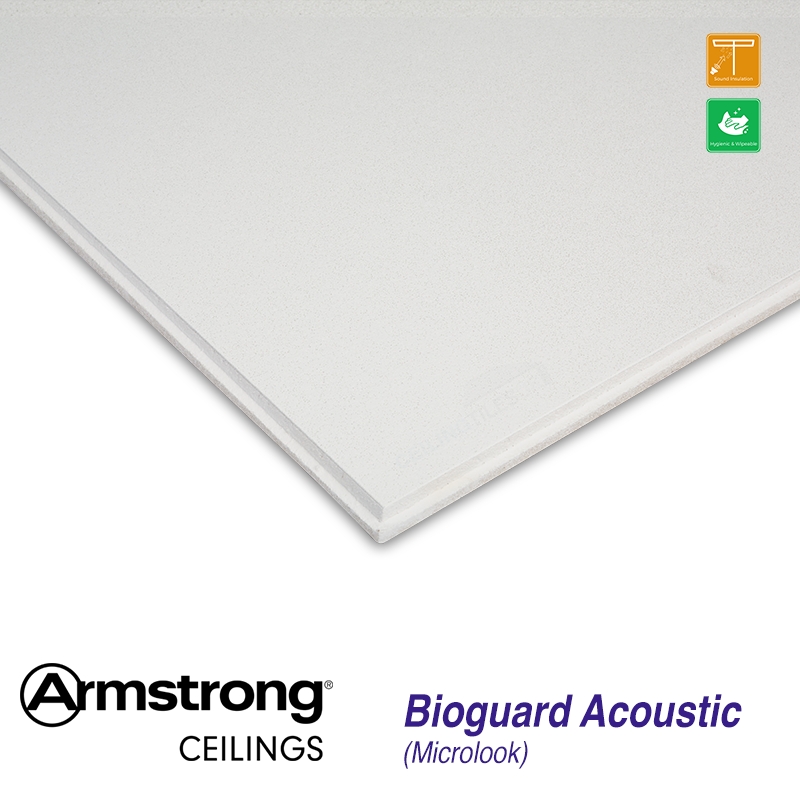Потолочная панель Bioguard ACOUSTIC microlook 600x600x17 цена