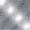 Рейка GAMMA-100 металлик меребристый перф. 1.5мм (0.4мм)