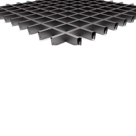 Потолок грильято, 50*50мм, черный, h=30мм 50x50x30 цена
