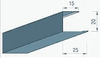 Фасадный профиль PC светло-серый А704 оцинковка