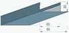 Фасадный профиль PF белый матовый А903 оцинковка