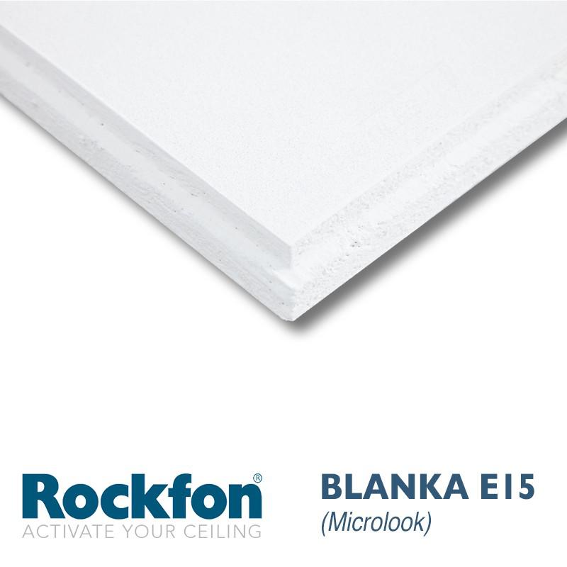 Потолочная панель Rockfon Blanka 600x600x20 кромка E15S8 Белый цена