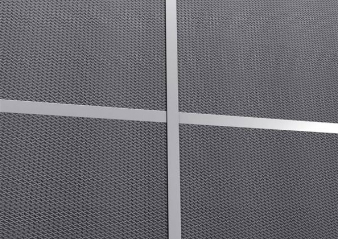 Ударопрочные стеновые панели дизайн-класса VertiQ 2400x600x40 мм кромка С цвет Темно–серый цена