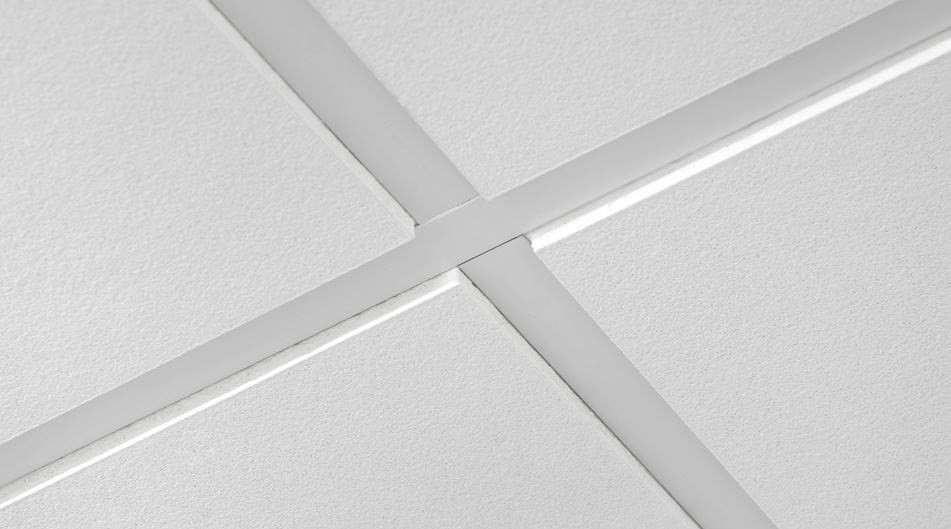 Акустическая потолочная панель Acoustofon Meridian E24 (tegular) 600x600x15 - thumbnail