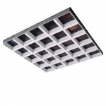 Решетка грильято GL15 (выс.37/шир.15) белый матовый А903 rus ячейка 120х120