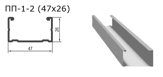 Профиль ПП-1-2 Албес ГОСТ Strong ~ 0,55 цена