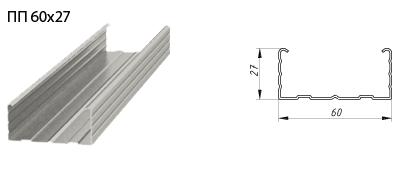 Профиль ПП60х27  НПТ 0,5 цена