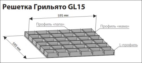 схема решетки Албес GL15