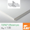 Потолочна панель TOPIQ Efficient Pro белый NRC=1,00 Звукоиз. 25dB 600х600х20 мм SK-24
