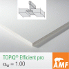 Потолочна панель TOPIQ Efficient Pro белый NRC=1,00 Звукоиз. 25dB 600х600х20 мм VT-S-24