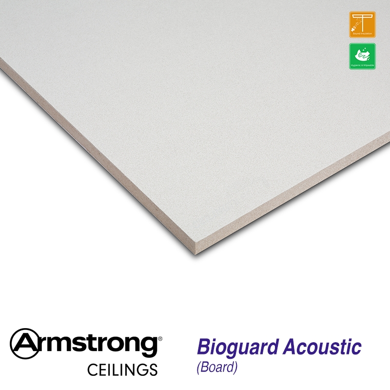 Потолочная панель Bioguard ACOUSTIC board 600x600x17 кромка прокрашена цена
