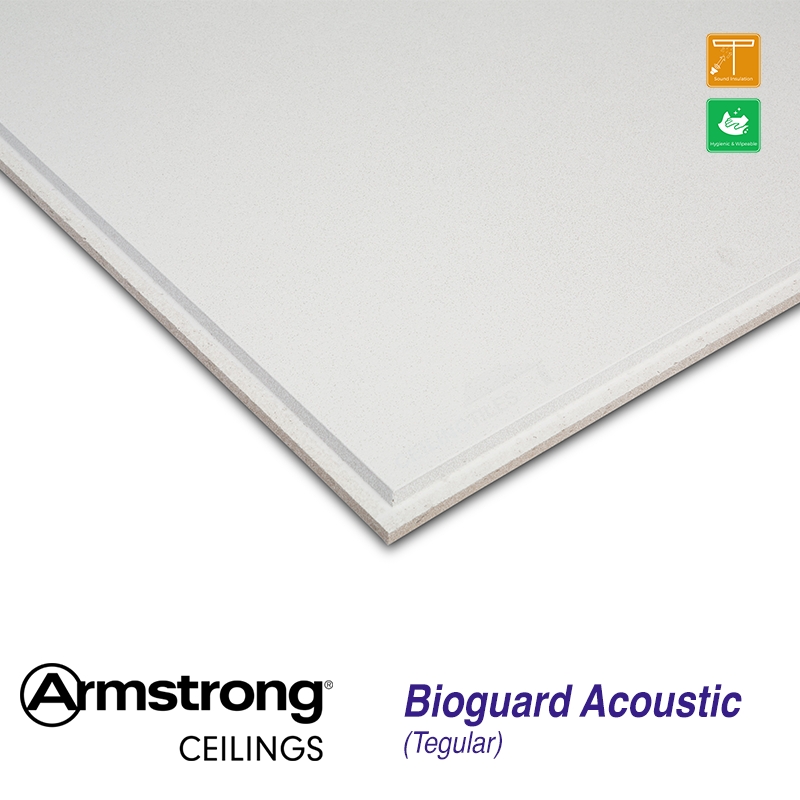 Потолочная панель Bioguard ACOUSTIC tegular 600x600x17 цена