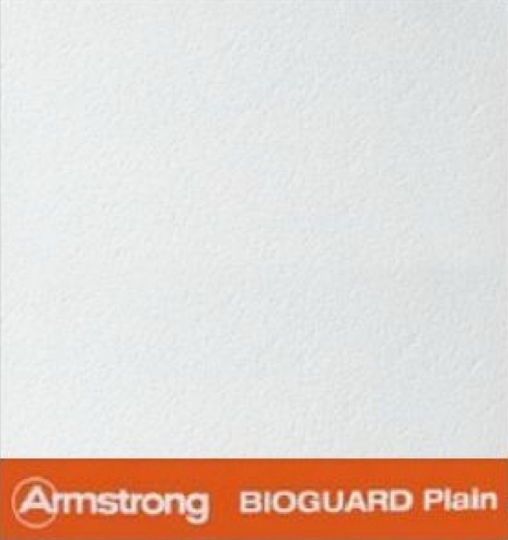 Поверхность потолочной панели Bioguard plain 600x600x15 (Armstrong) Поверхность потолочной панели Bioguard plain 600x600x15 (Armstrong)