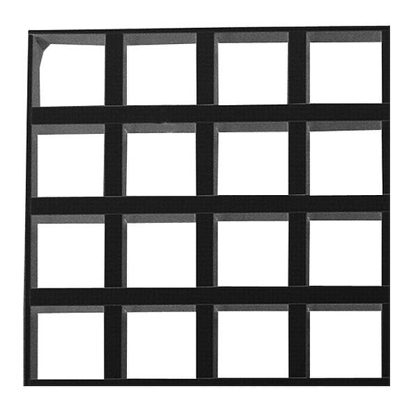 Решетка в сборе Cellio C16 (размер ячейки 150x150x37) - черный 600x600x37 мм (BP9006M6JBK) цена