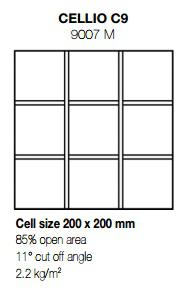 Решетка CELLIO С9 200x200 Решетка CELLIO С9 200x200