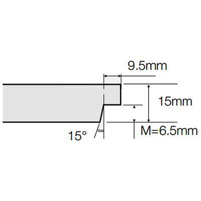 Размер кромки tegular для потолочной панели Fine Fissured