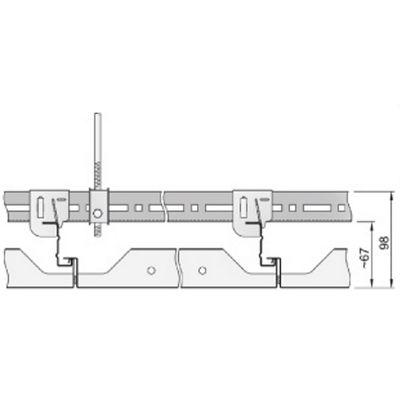 Схема установки кассет на J-рейку