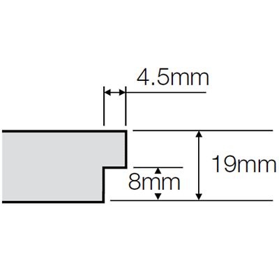 Кромка microlook 90 у потолочных панелей Armstong Ultima+ толщиной 19 мм
