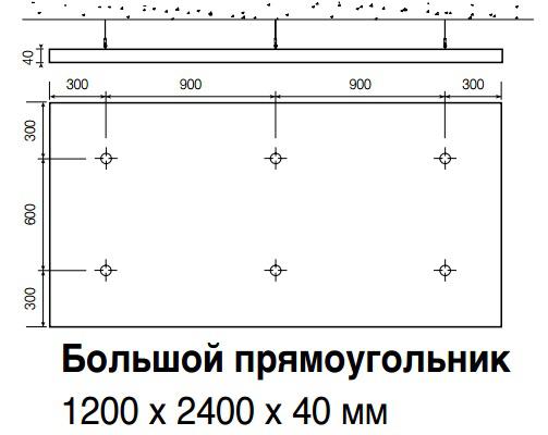 Панели-навесы OPTIMA L CANOPY Large rectangle white (Большой прямоугольник) 2400x1200x40 (BPCS4978WHJ4) цена