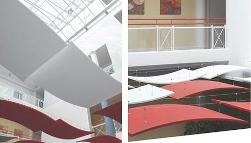 Optima Curved Canopy в интерьере Optima Curved Canopy в интерьере