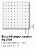 Металлические кассеты LAY-IN Metal Экстра Микроперфорация Rg 0701 с флисом 600x600x16 мм (BP2779M6H2) Tegular 16