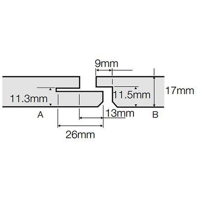 Размеры кромки у потолочных панелей Dune SL2