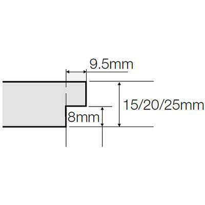 Кромка tegular потолочной панели Optims 1200x600 мм