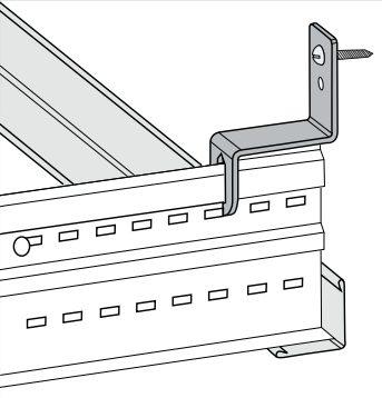 Крепление профиля Sixty к стене Double bent Tee bar hanger with two sizes diameter hole цена