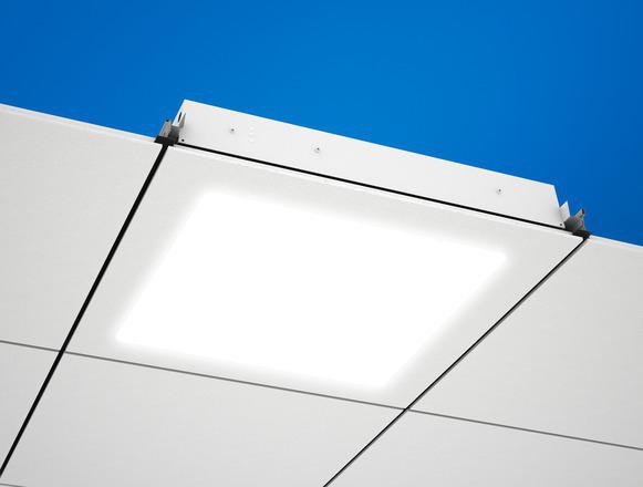 Светильник в сборе с плафоном Square 43 Dg Panel LED 600 x 600 мм цена