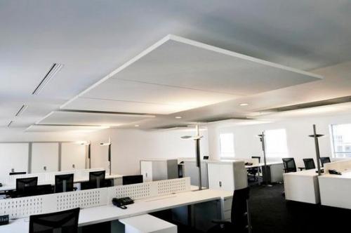 Офис с подвесными потолками Ecophon Solo Rectangle 