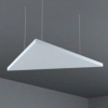 Свободновисящие панели Solo Triangle (B=1200 mm) 1039x1200x40 цвет Белый Frost