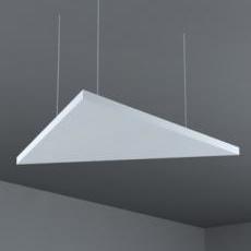 Свободновисящие панели Solo Triangle (B=1200 mm) 1039x1200x40 цвет Белый Frost цена