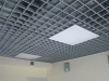Потолок Грильято CSVT 100x100x40 серебристый