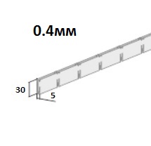 Грильято ячеистый потолок Албес стандарт (0,4мм) высота 30 база 5 - цены