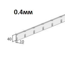 Грильято ячеистый потолок Албес стандарт (0,4мм) высота 40 база 10 - цены