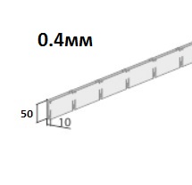 Грильято ячеистый потолок Албес стандарт (0,4мм) высота 50 база 10 - цены