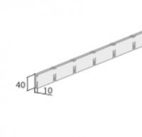 h=40, b=10 эконом 0.3 мм Грильято ячеистый потолок FineBer - цены