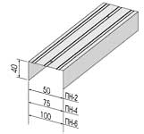 Профиль ПН-4 (эконом 0.45 мм) цена