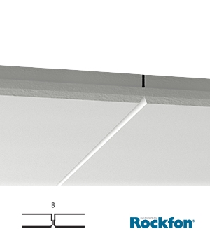 Потолочная панель Sonar 600x600x20 мм кромка B цвет белый цена