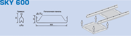 скрытая подвесная система