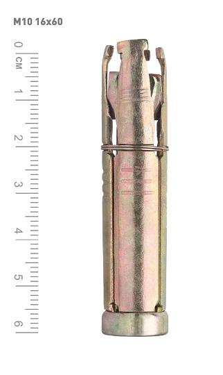 Анкер А1016070 М10/16х60 120,00 кг/1000 шт, 200 шт. цена