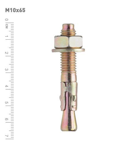 Анкер клиновой для крепления тяжелого оборудования к бетону, естественному камню, полнотелому кирпичу A0106095 6х95 20,50 кг/1000 шт, фасовка 1000 шт. цена