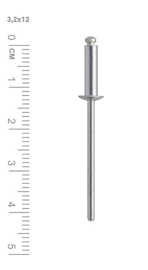 Заклепка комбинированная AB1464012 6,4х12 5000/250 цена