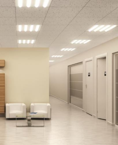 Светодиодный светильник TLC04 M ECP в интерьере офисного здания